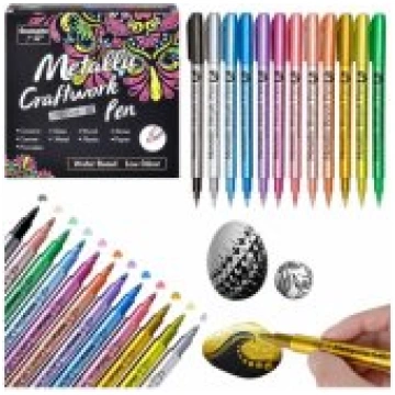 LEAN Set of Metallic Nylon Decorative Colored Mark