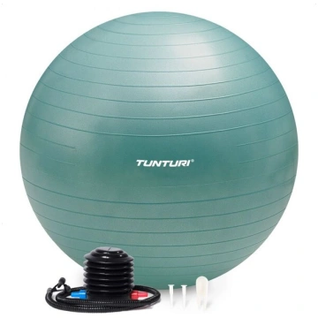 Tunturi vingrošanas bumba 65 cm zila ar pumpi