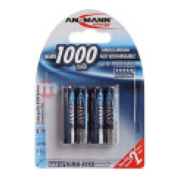 Ansmann AAA R03 1000mAh akumulators 4 gab. [Akumul