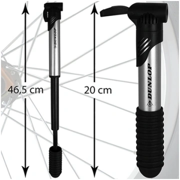 Dunlop Pompka Rowerowa DUNLOP Mini Alu 120psi (8ba