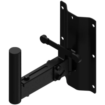 Speaker wall mount bracket - 35mm pole - 250mm Bla