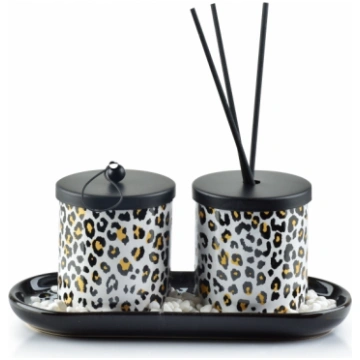Komplekts Mondex Candle & Diffuser, 30 ml Zelta kr