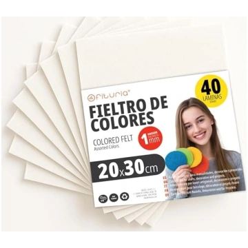 OFITURIA Amatniecības filcs DIY projektiem, krāsai