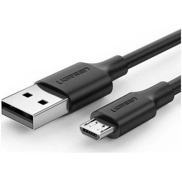 Vads Ugreen UGR1160BLK, Micro USB/USB, 300 cm, mel