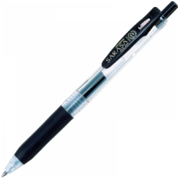 Gela pildspalva ZEBRA SARASA Clip Eco 0.5mm melna 