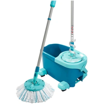 Leifheit Clean Twist Disc Mop Ergo 2.0 ar ratiņiem