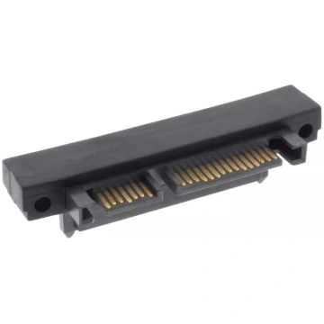 InLine SATA adapteris M/F 22pin 15+7 leņķis uz lej