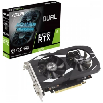 ASUS Graphics card GeForce RTX 3050 DUAL OC 6GB GD