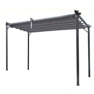 Dārza pergola 3x3m ar bīdāmu tentu