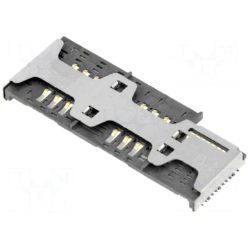 Connector: for cards | SD Micro,SIM | 2x SIM + Mic