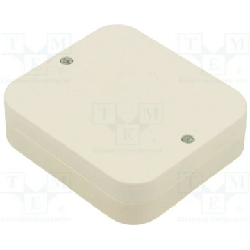 Enclosure: junction box; X: 80mm; Y: 90mm; Z: 24mm