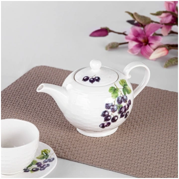 Tējkanna CURRANT 700 ml (porcelāns) Fissman 13007