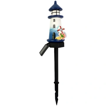 Solar-Leuchtturm für den Außenbereich, 43 cm, Gart