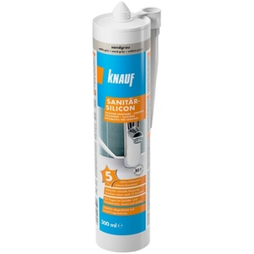 Sanitārais silikona hermētiķis Knauf 300ml smilšu 