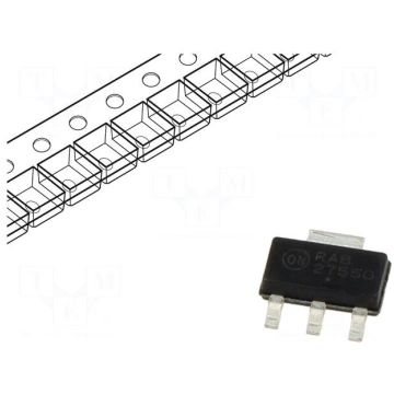 IC: voltage regulator | LDO,linear,fixed | 5V | 0.