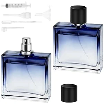 LOPHE Perfume Atomiser, Pack of 2 50 ml Mini Perfu