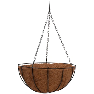 Puķu pods, kokos, 25x25x12cm, karināmais