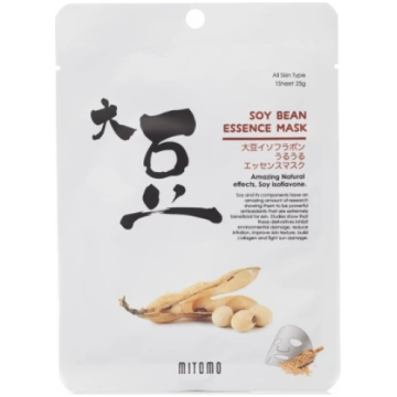 Soy Bean Essence Face Mask Lokšņu sejas maska ar s