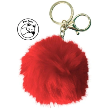 Keychain Fluffy red