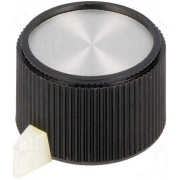 Knob | with pointer | aluminium,thermoplastic | Øs