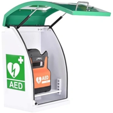 Sienas AED defibrilatora glabāšanas skapis ar atsl
