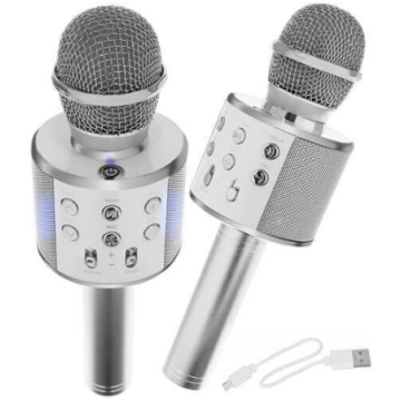 Karaoke mikrofons - skaļrunis ar balss maiņas efek