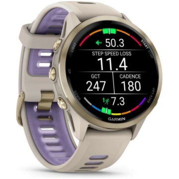 Viedpulksteni Garmin Forerunner 970, Soft Gold Tit
