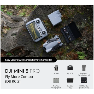 DJI Mini 5 Pro Fly More Combo (DJI RC 2)