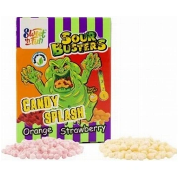 Konfekte Sweet"n Fun Sour Busters Splash Apelsīns/