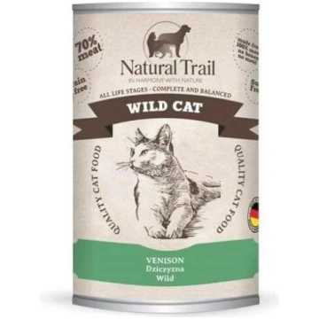 Mitrs kaķu barība Natural Trail Wild Venison — 400
