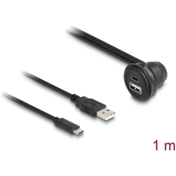 Delock USB 2.0 Cable USB Type-A male and USB Type-