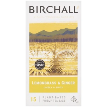 Birchall Lemongrass & Ginger Prism Tea Bags 15 per