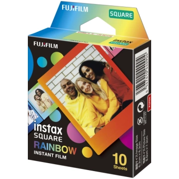 instax SQUARE foto filma RAINBOW (10gab.) Fujifilm