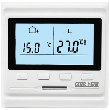 Programmējams temperatūras regulators HW500, 16A, 