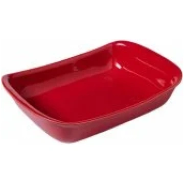 Pyrex 33x23cm Red (paraugs) Trauks cepšanai