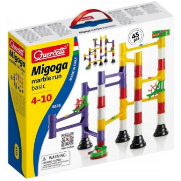QUERCETTI Marble Run Basic konstuktors 4+ 45elem.,