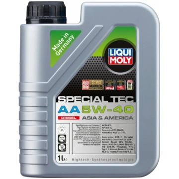 LIQUI MOLY Sintētiskā eļļa TEC AA 5W40 Diesel 1L