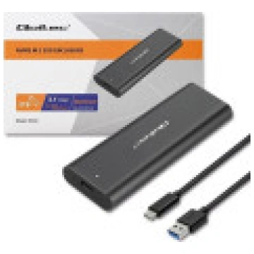 Qoltec Pocket M.2 SATA SSD NVME USB tipa C diskdzi