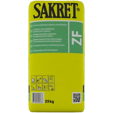 SAKRET ZF M-10 Cementa java mūrēšanai ar pretsala 