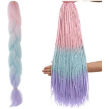 Soulima Kanekalons Sintētiskās Ombre Afro Bizes Fr