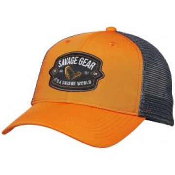 SAVAGE Gear Badge Trucker Cap Orange