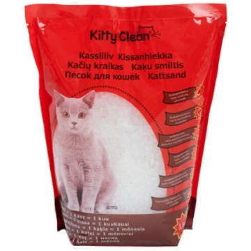 Kaķu smiltis Kitty Clean, kristāliskās smiltis, 3.