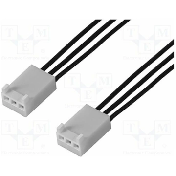 Connector: wire-board; socket; female; PIN: 3; KK 