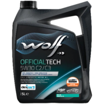 Wolf OFFICIALTECH 5W30 C2/C3 5L SN,C2/C3-16 Renaul