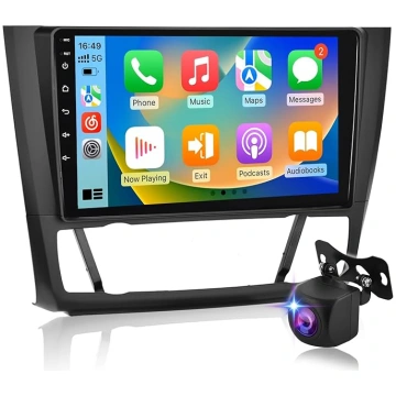 Android auto radio BMW 1. sērijas E81 E82 E87 E88 