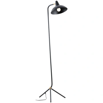James stāvlampa melna E27, 1 x Max 60W
