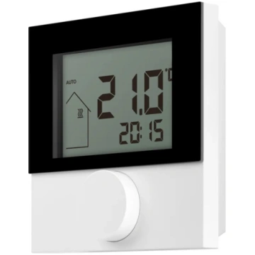 Istabas termostats temperatūras regulēšanai ar dis
