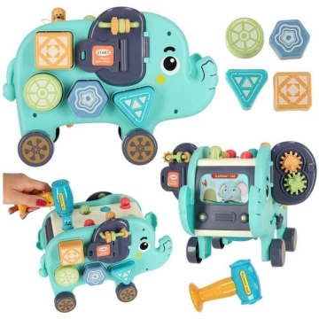 Interaktīvais Montessori ziloņu šķirotājs 26cm āmu