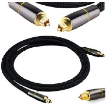 Optiskais audio kabelis ar zelta pārklājumu Toslin