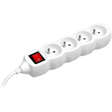 Pagarinātājs Tracer, 3 m, 4 ligzdas, ar slēdzi